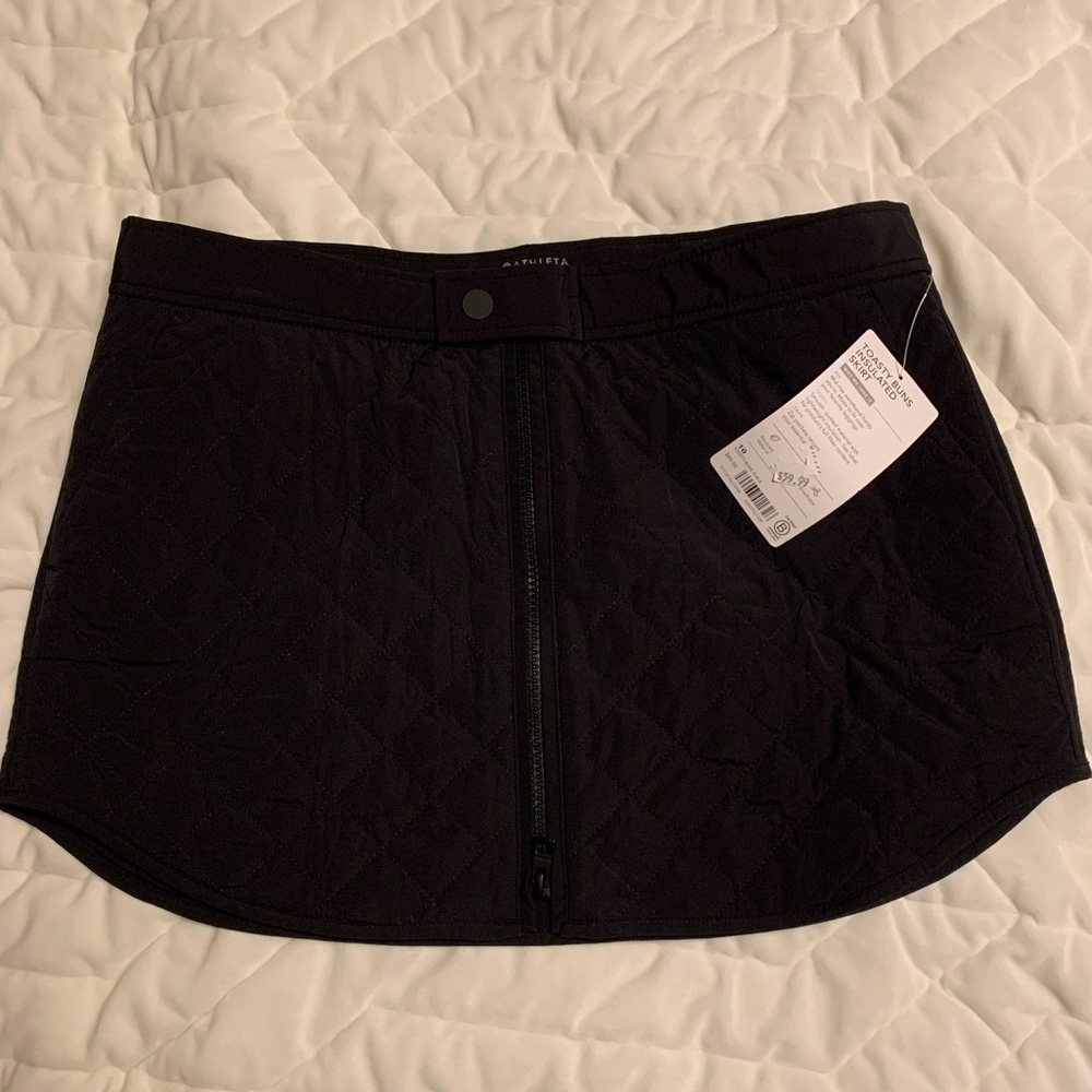 Athleta quilted skirt toasty buns